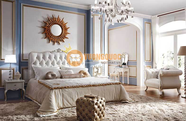 Giường ngủ phong cách tân cổ điển sang trọng TSL G903G-3